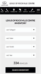 Mobile Screenshot of lexusofrockvillecentre.com